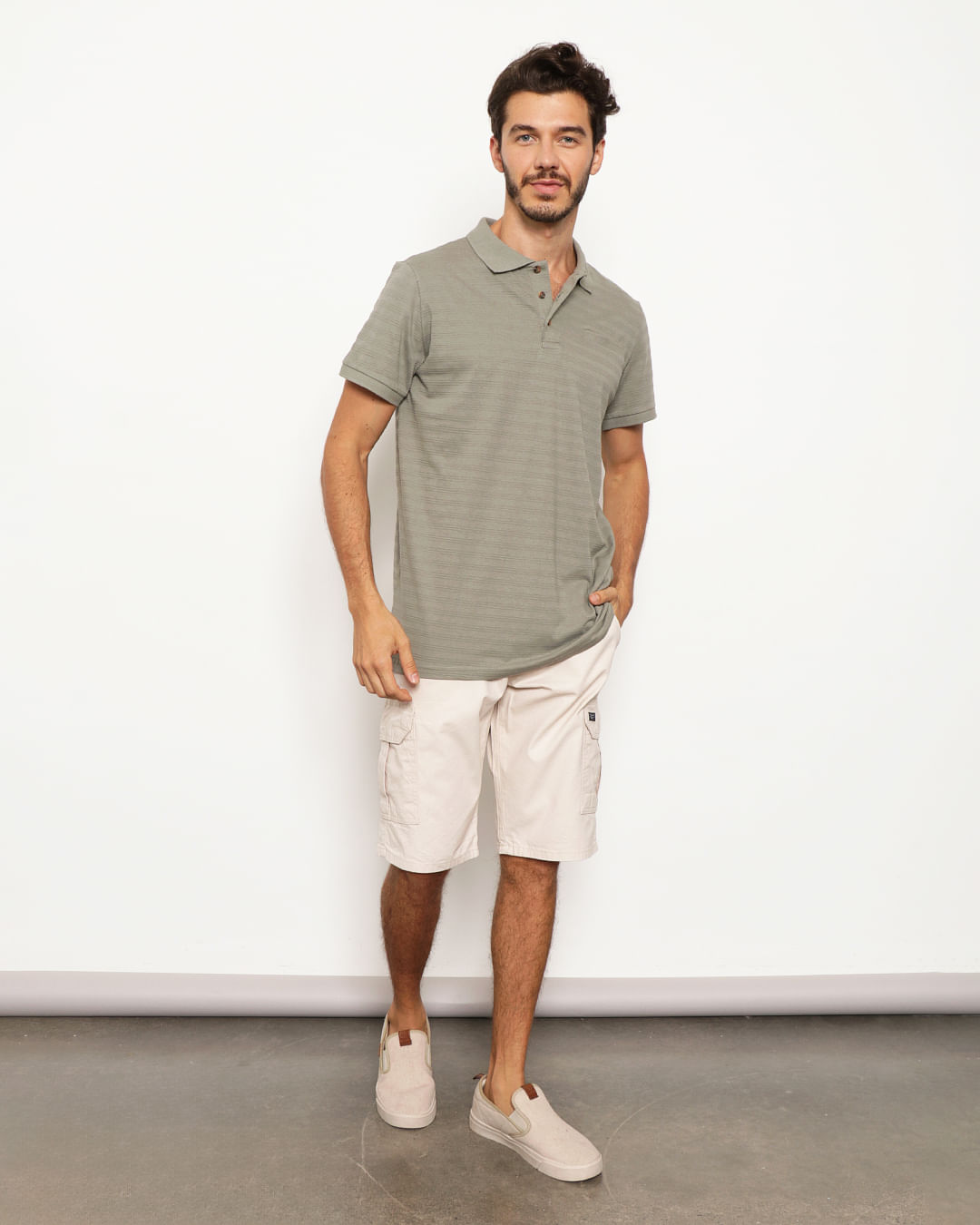 Polo-Trc454-Listr-Text-Vde-Pgg---Verde-Medio