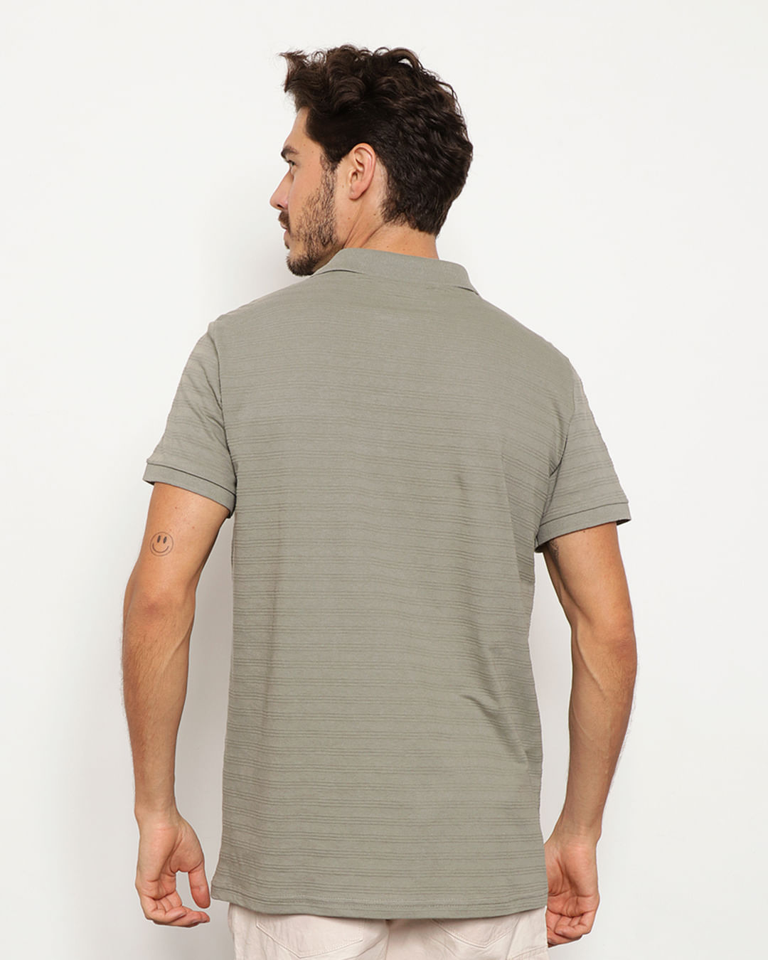 Polo-Trc454-Listr-Text-Vde-Pgg---Verde-Medio