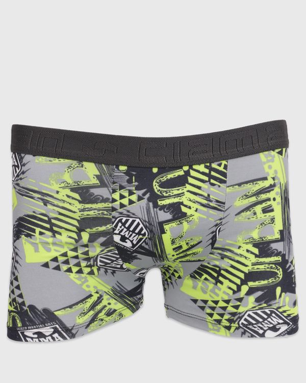 Cueca Juvenil Boxer Estampa Sortida Verde 14