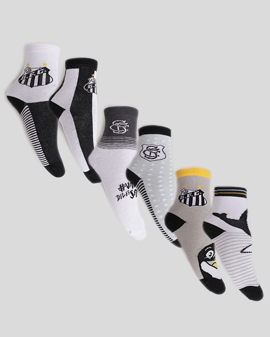 Kit-Meia-Infantil-2-Pares-Sao-Paulo-Estampa-e-Cores-Sortidas