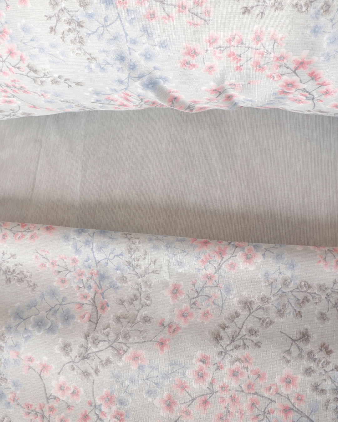 Jogo-De-Cama-Queen-Cerejeira-Flowers-Cin---Cinza-Floral