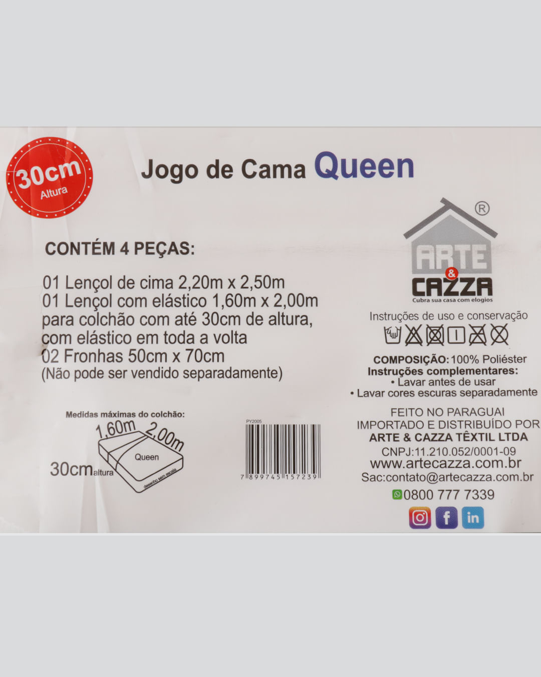 Jogo-Ac2005-Microfibra-Queen-4-Pcs---Cinza-Geometrico