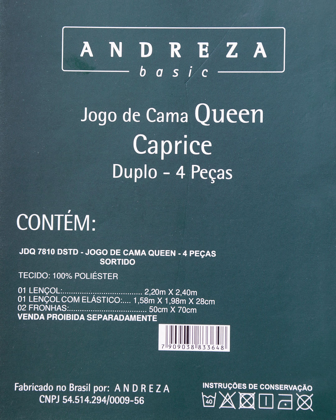 Jogo-De-Cama-Queen-Caprice---4-Pecas---Azul-Medio