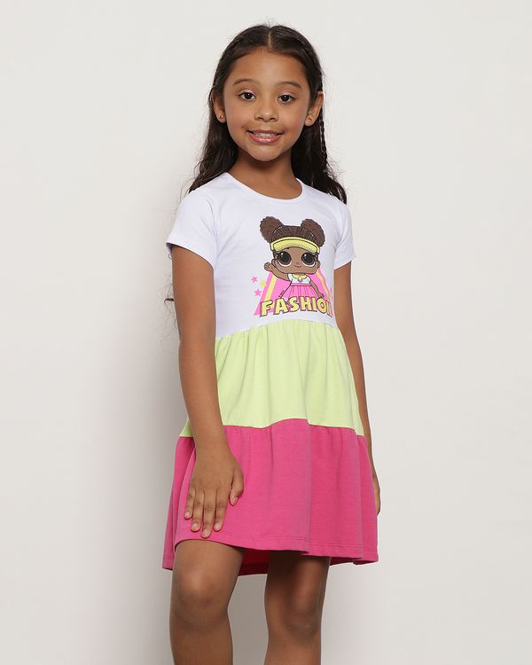 Vestido Infantil Lol Surprise Três Marias Branco 8