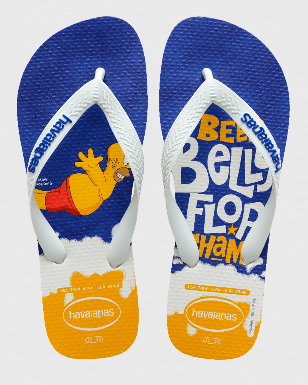 Chinelo Havaianas Bart Simpson Chinelo Havaianas Top Simpsons 24/25