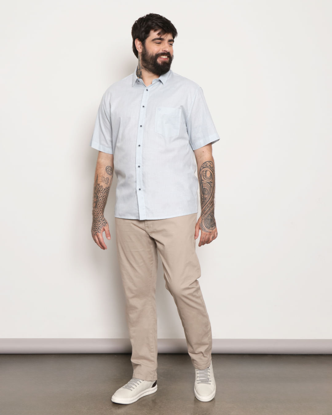 Camisa-Mc-Cinza-Flame-Plus---Cinza-Claro