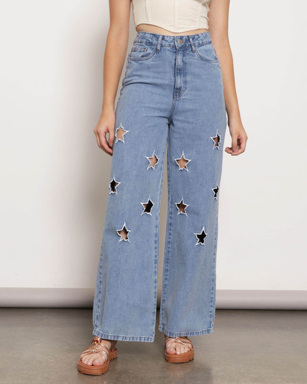 Calca-6710861-Jns-Wide-Leg-Bord-Estre---Blue-Jeans-Medio