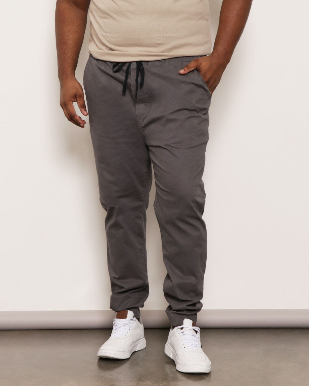 Calca-Sarja-Jogger-Chumbo-Tg---Cinza-Medio