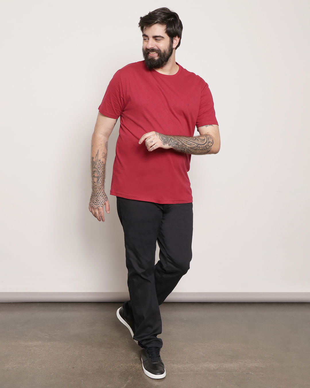 Camiseta-Cpsfourn2747-Mm-Basica-Verm-Plu---Vermelho-Medio