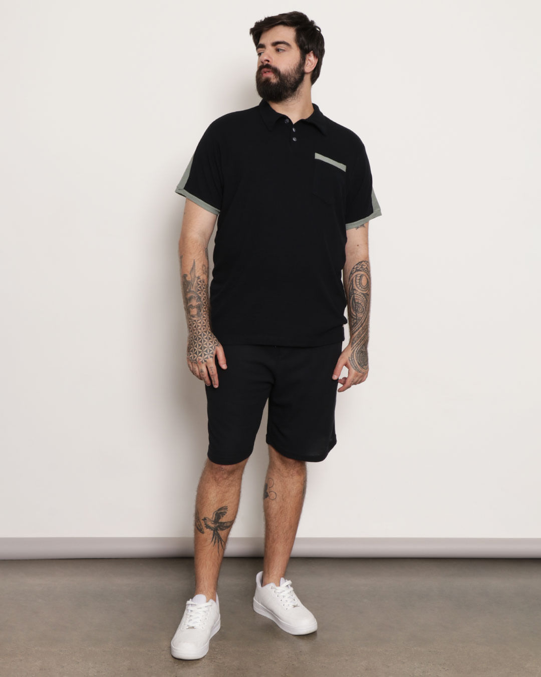 Polo-Algelas-Favo-Ptovrd-Plus---Preto