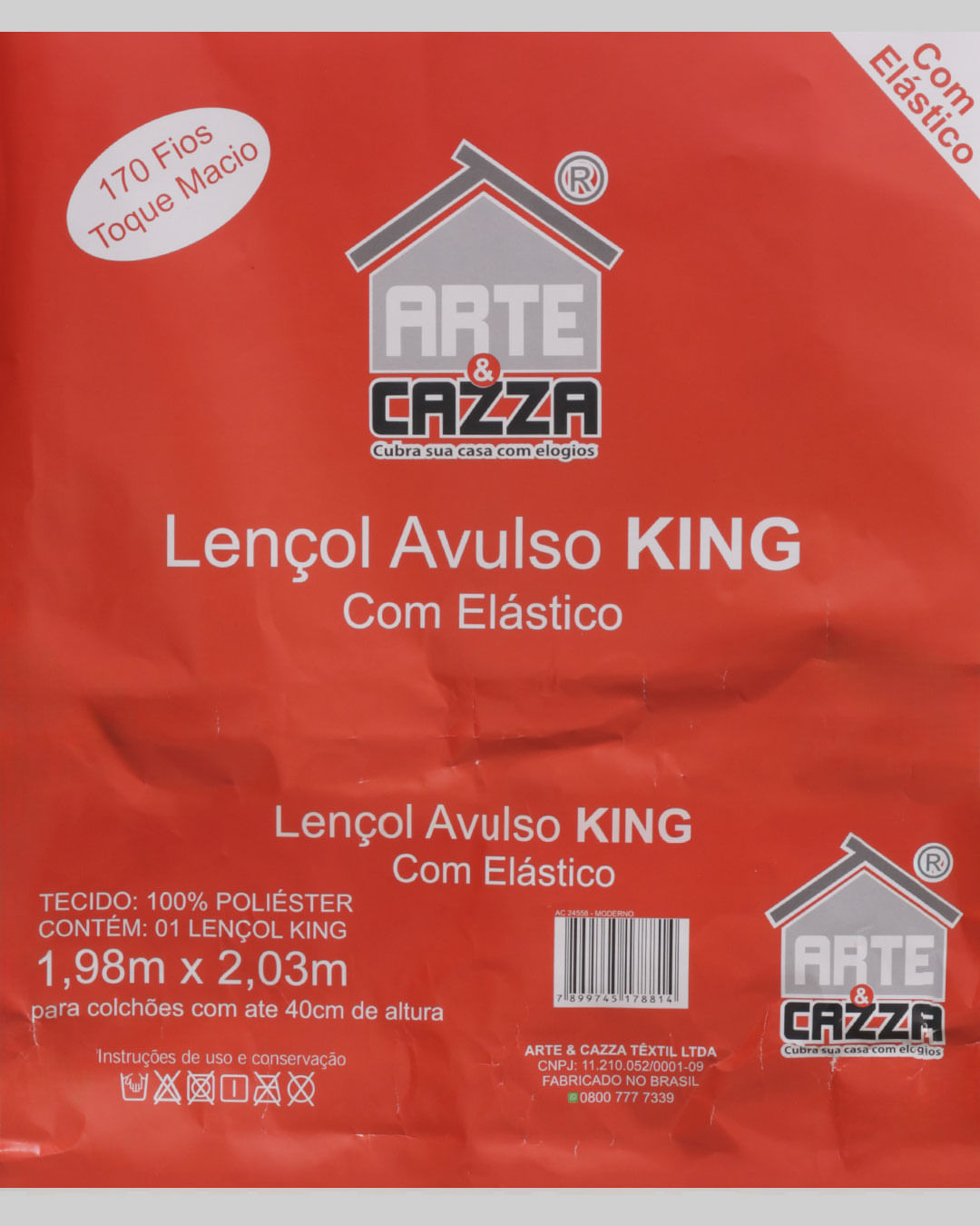 Lencol-Avulso-King-C-Elast-Etnico---Cinza-Geometrico