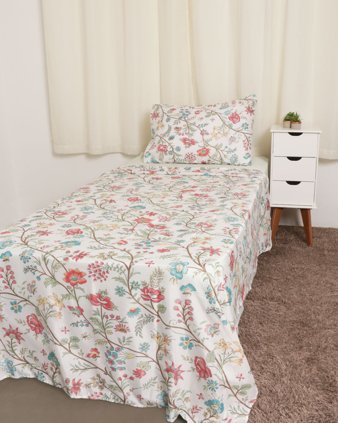 Jogo-De-Cama-Solteiro-Caprice---3-Pecas---Branco-Outros