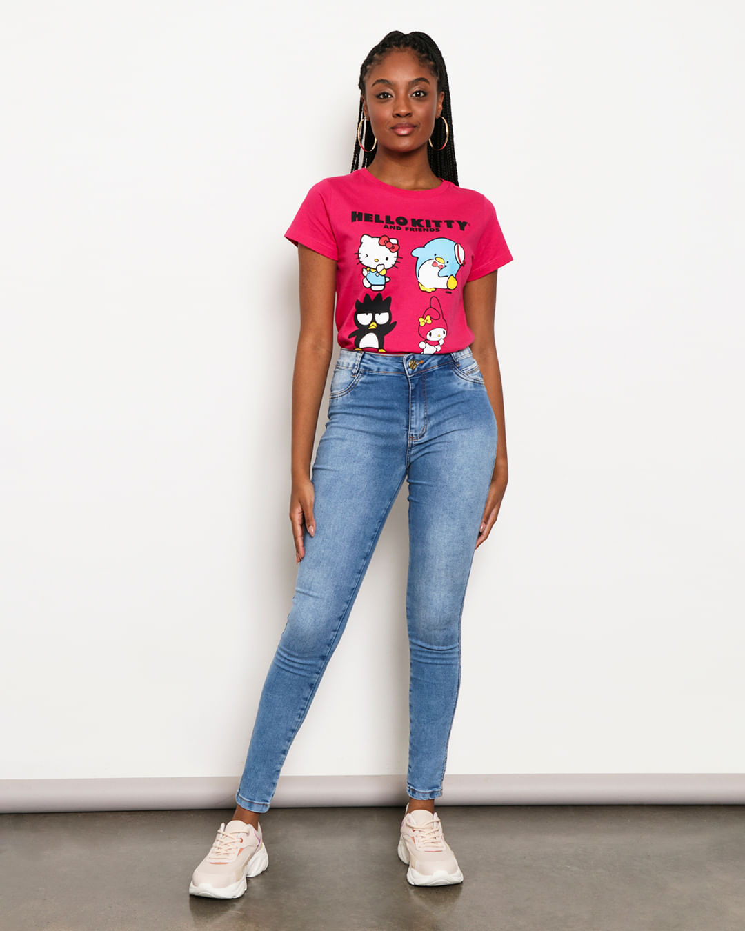 Camiseta-0400576-Rosa-Pgg-Hkitty-P08---Rosa-Medio