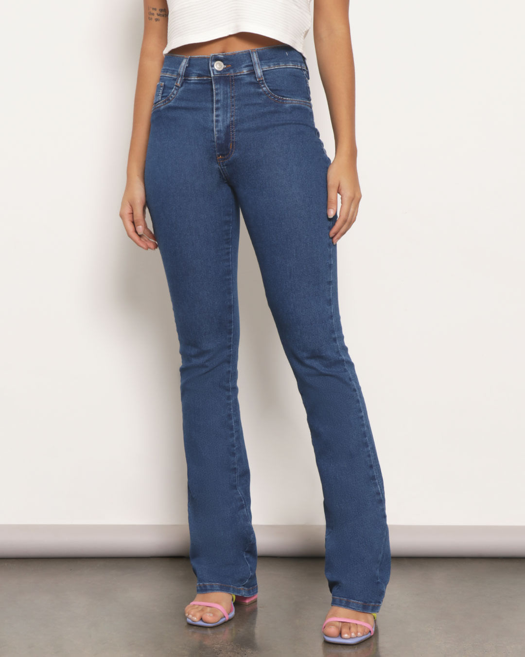 Calca-274519-Jns-Flare-Fem-Ad---Blue-Jeans-Medio