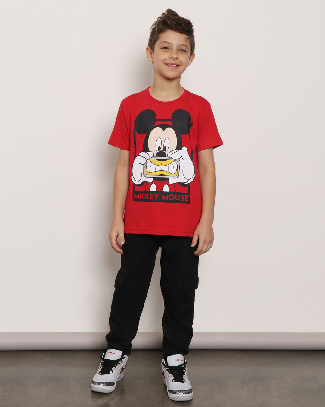 Camiseta-Ch30699-Mc-M-410-Mickey---Vermelho-Medio