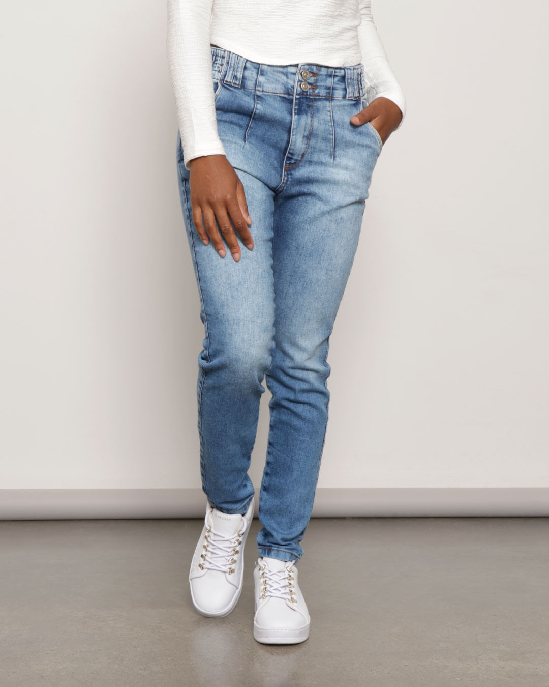 Calca-501085-Jns-Skn-Elast-Cint-Fem-Ad---Blue-Jeans-Medio