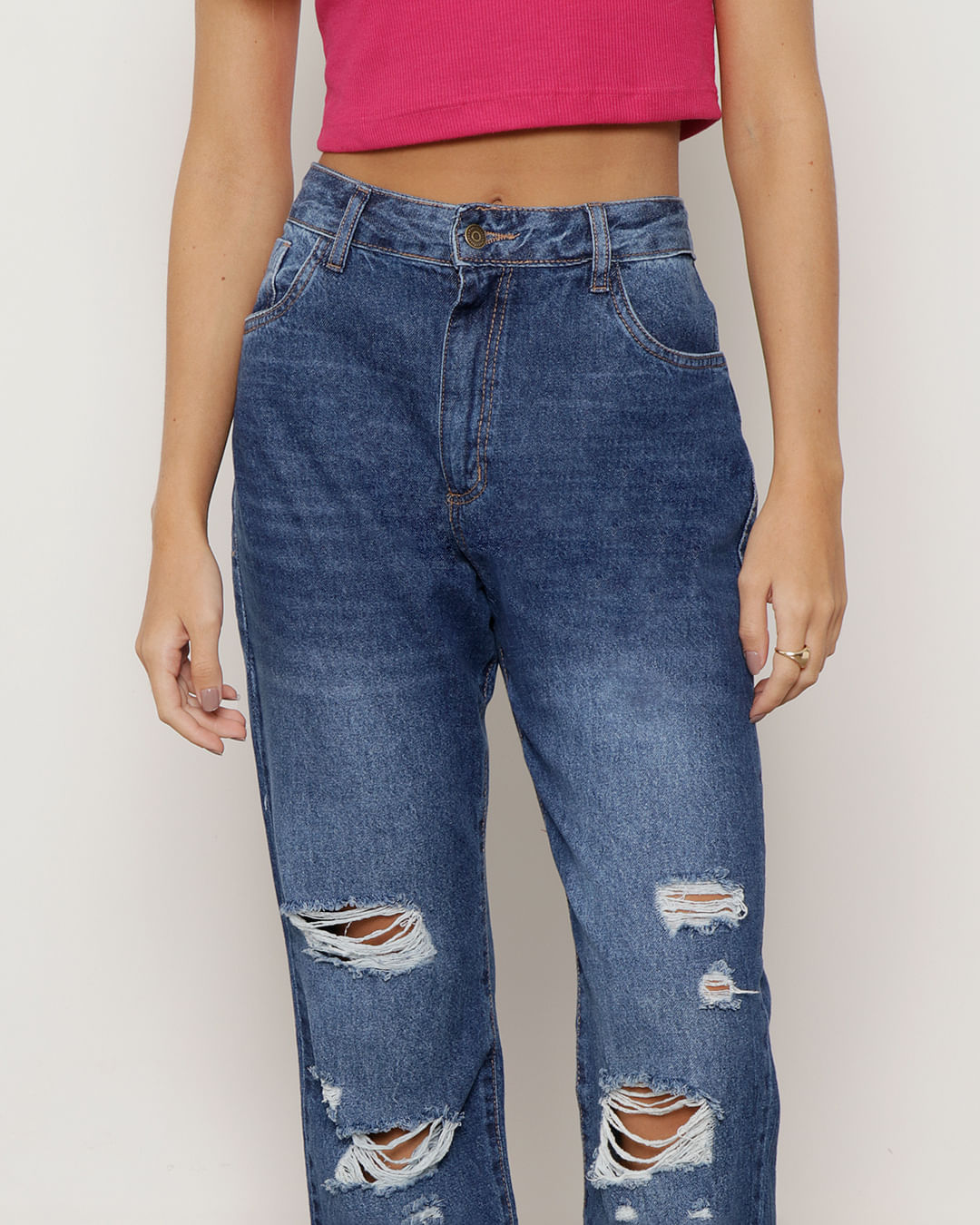 Calca-02083079-Jns-Reta-Rasg-Fem-Ad---Blue-Jeans-Medio