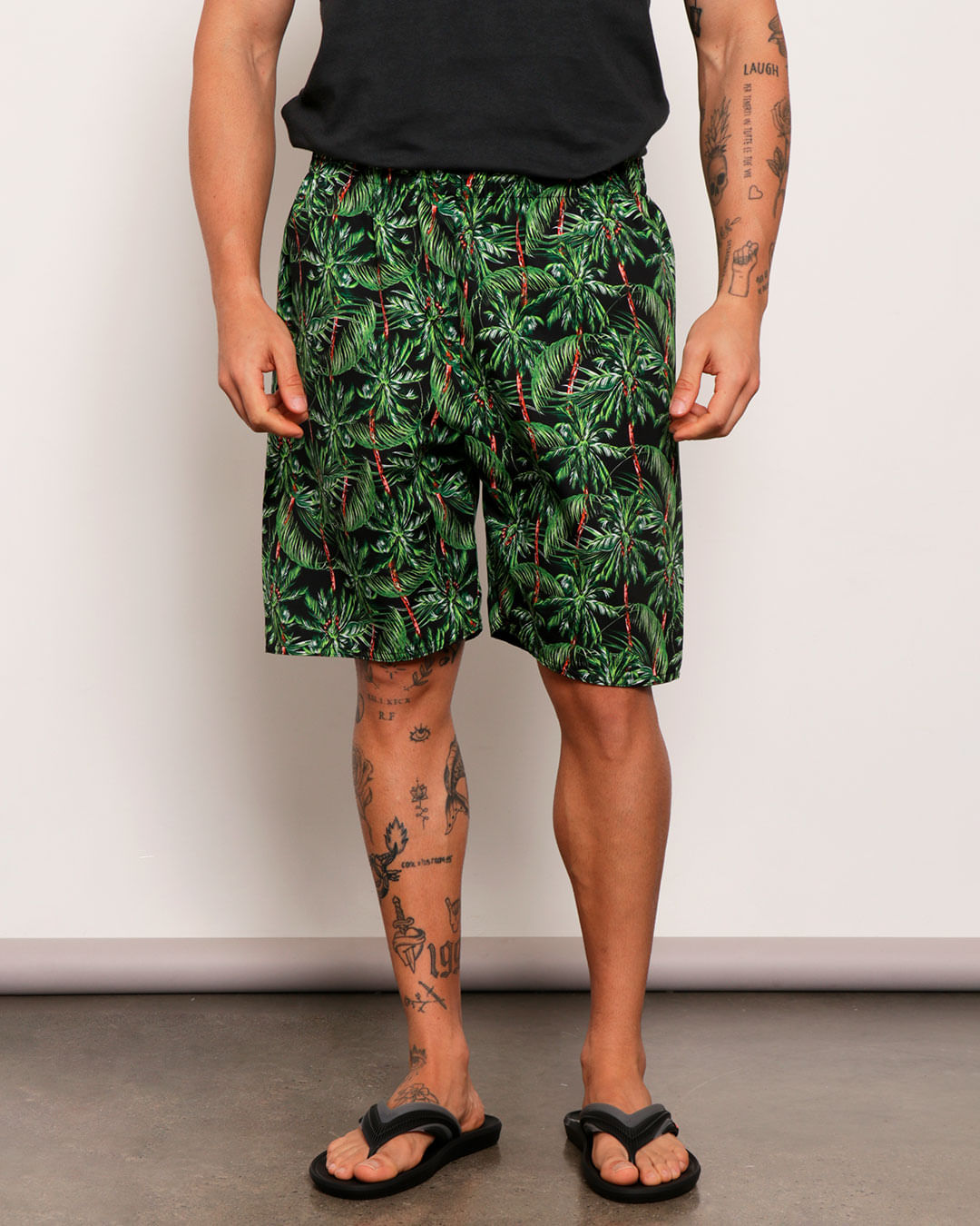 Berm-Tactell-Estampado-Cos-Elast-16337---Preto-Floral