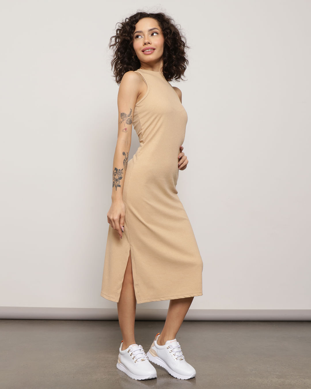 Vestido-73606t-Midi-Regata-Canelado---Bege-Medio