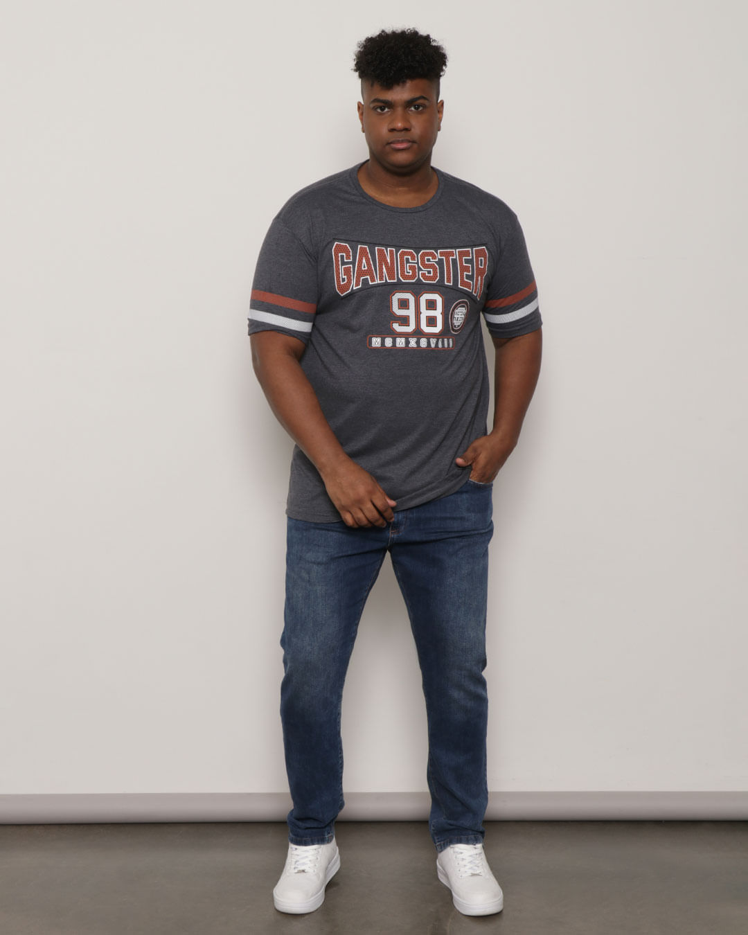 Camiseta-50011876-Gangster-M-Chumbo-Plus---Mescla-Medio