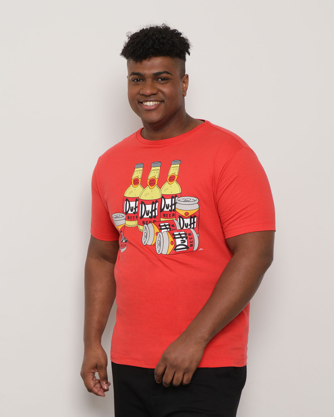 Camiseta-Simpsons-Duff-Verm-Plus---Vermelho-Medio