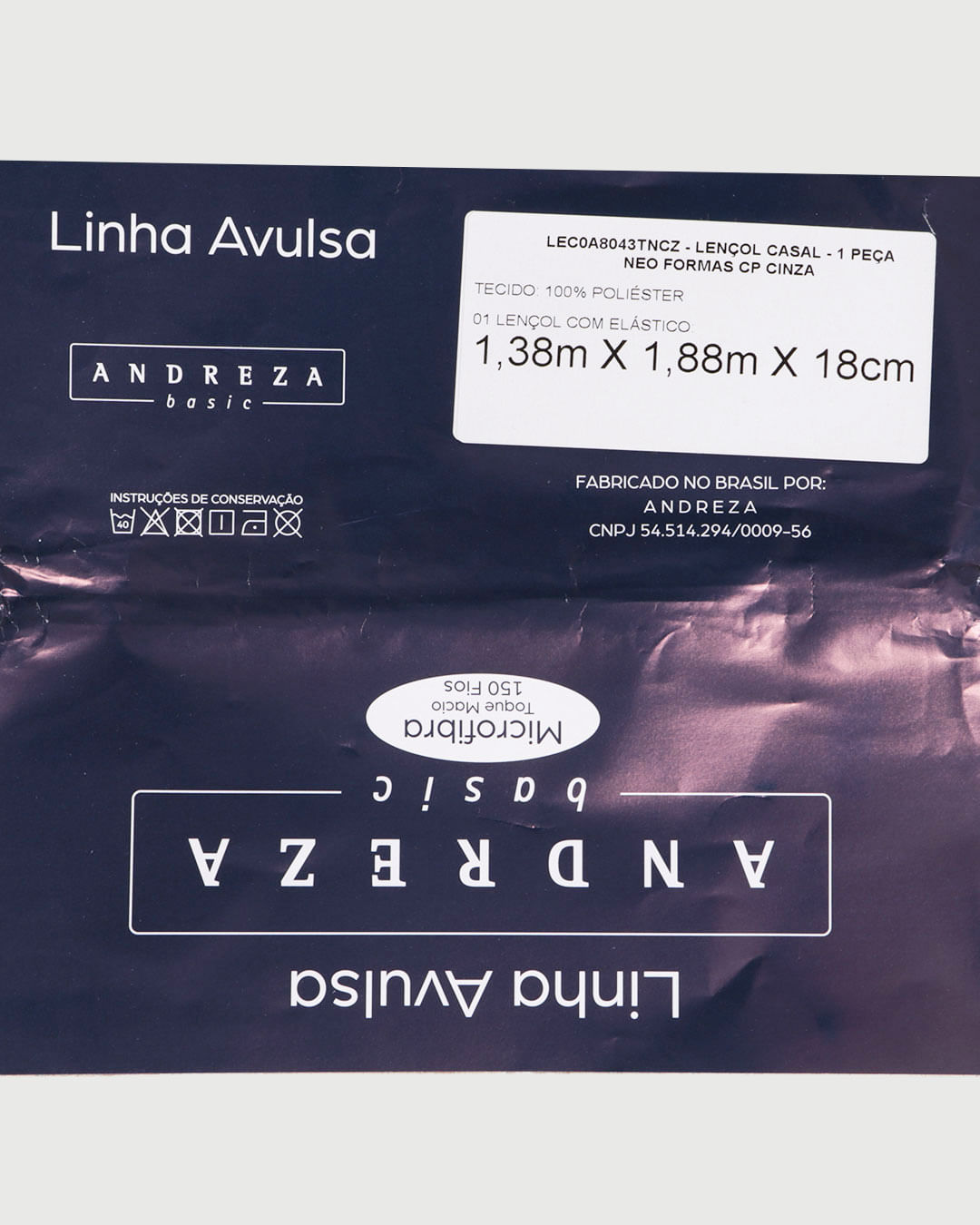 Lencol-Casal-C-Elast-Neo-Formas-Cp-Cinz---Cinza-Claro
