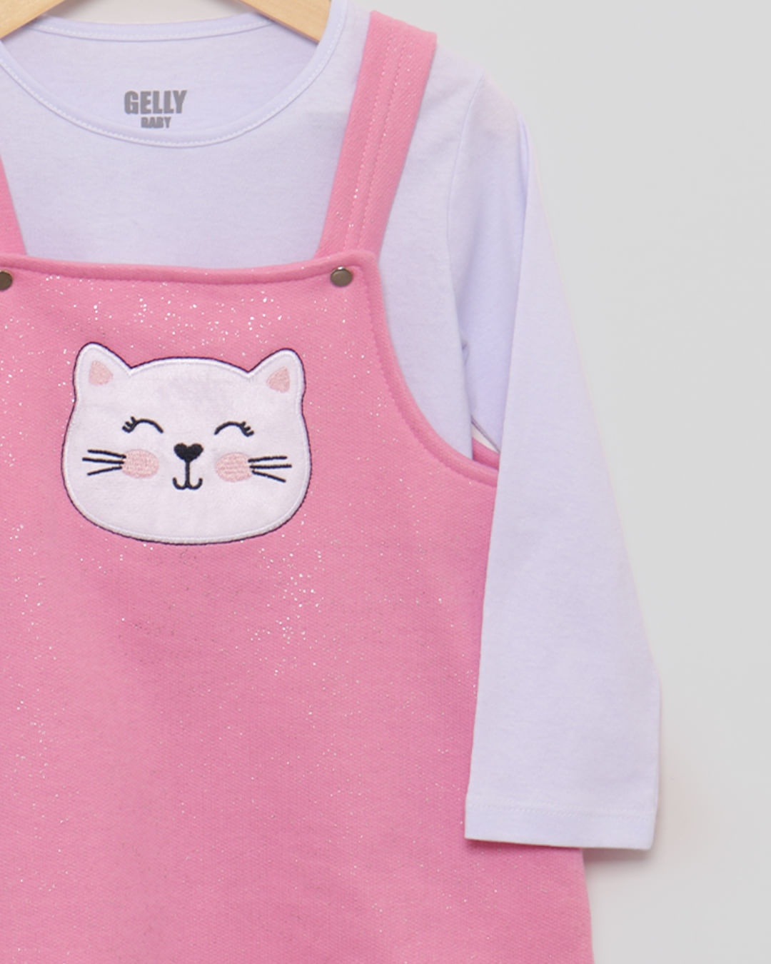 Conjunto-Salopete-Bebe-Moletom-Gatinha-Rosa