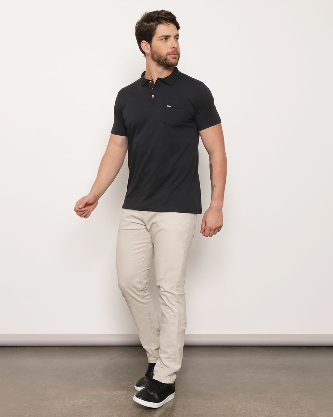 Polo-Algodao-Peit-Sob-Preta-P-Gg---Preto