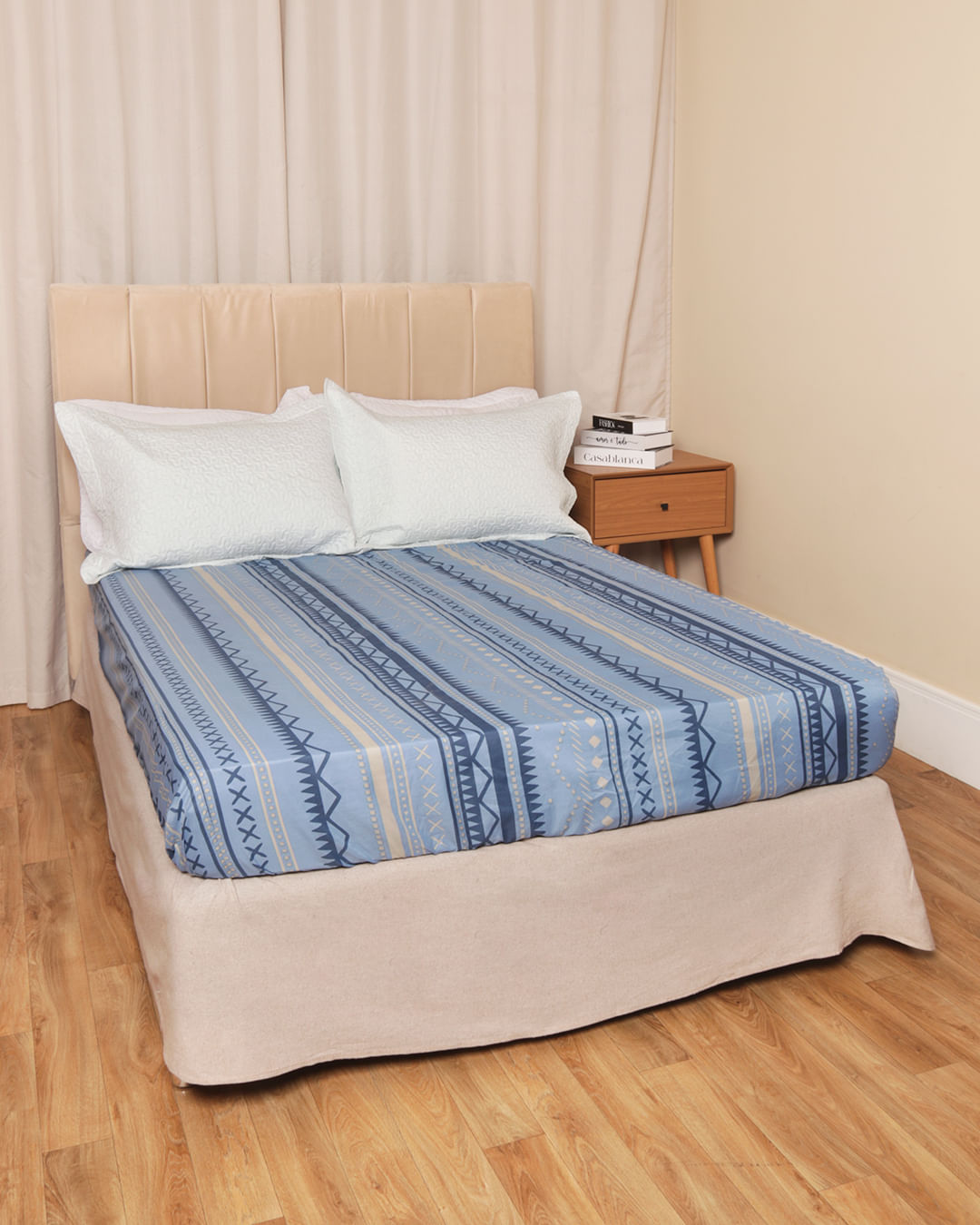 Lencol-Avulso-King-C--Elast-Moderno---Azul-Geometrico