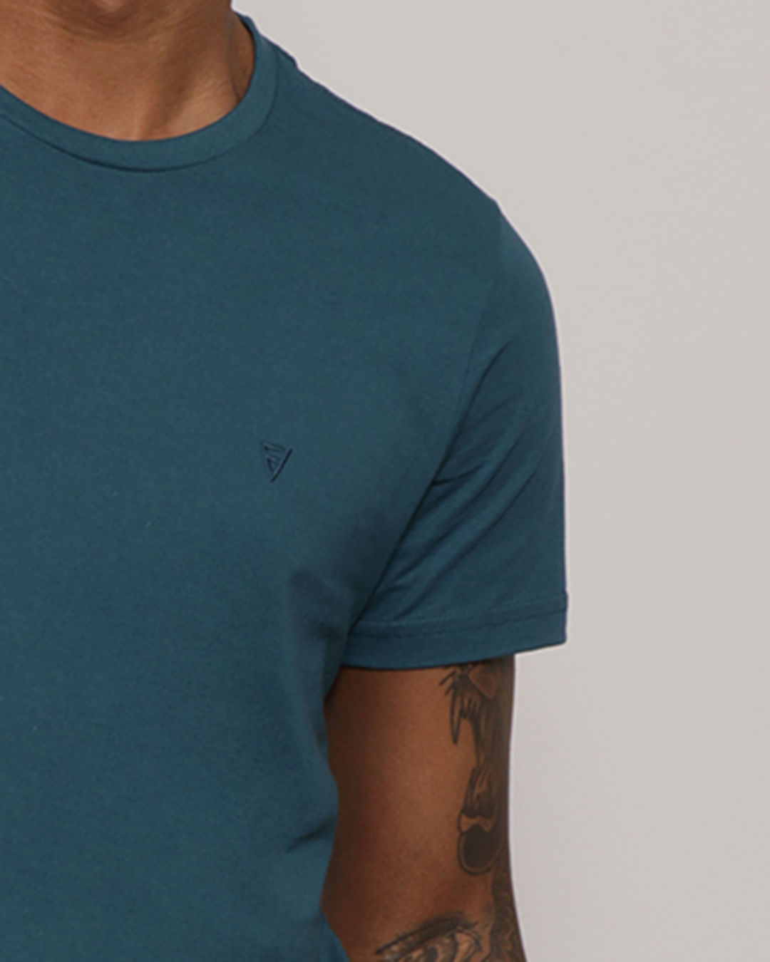 Camiseta-Basica-Cf-8048-Oxford---Bordado---Azul-Medio
