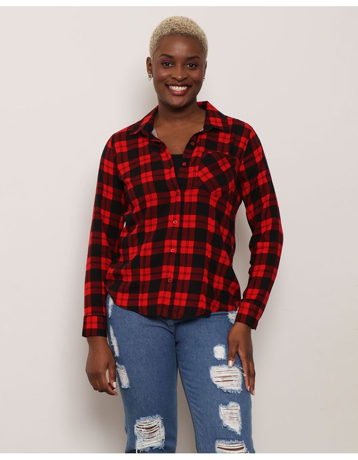 Camisa-Xadrez-Viscose-430262---Vermelho-Xadrez