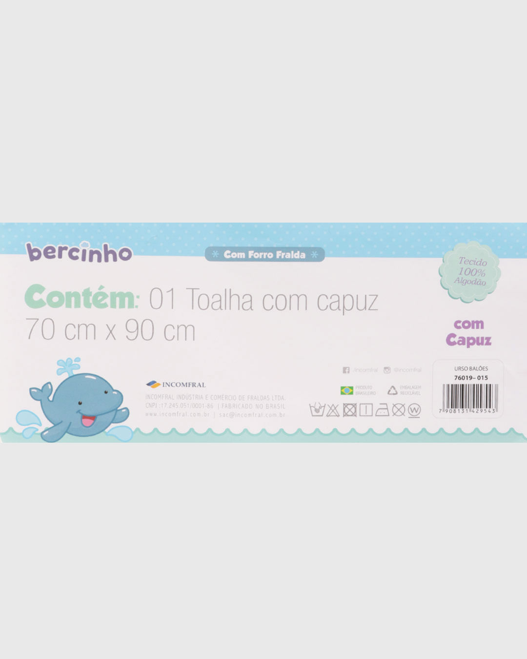 Toalha-Bh-Est-Cpz-Fralda-O-Bercinho---Azul-Escuro