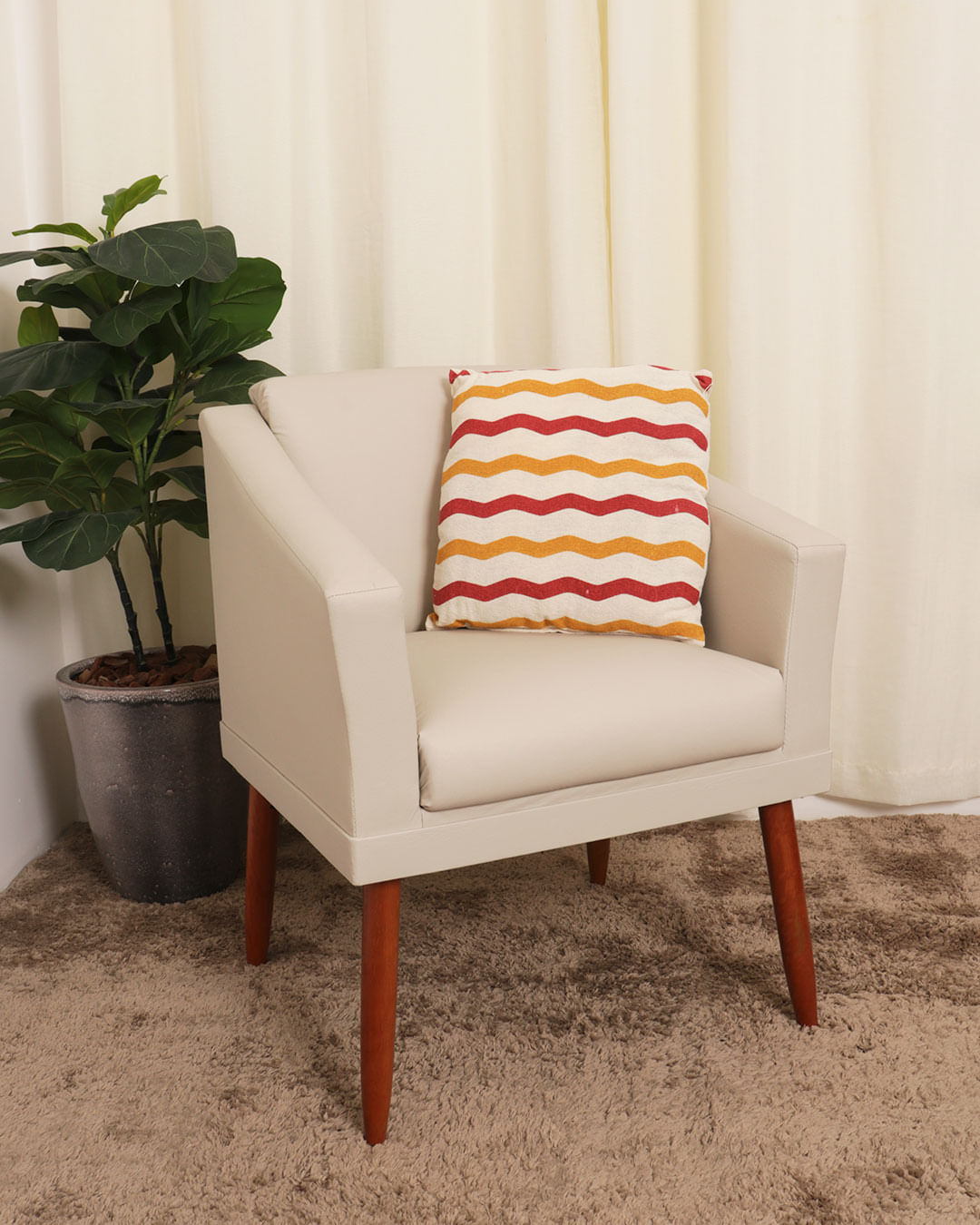 Almofada-Rustica-Etcnico-40x40-Sort---Bege-Listrado