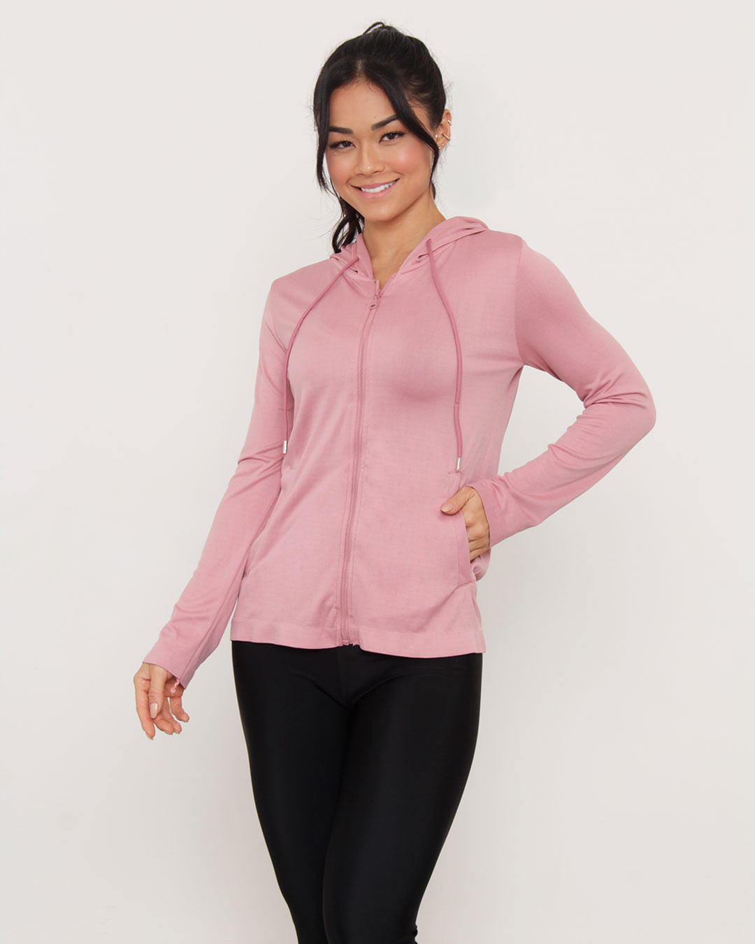 Blusa-Torf--903-Ziper-Seamless---Rosa-Medio