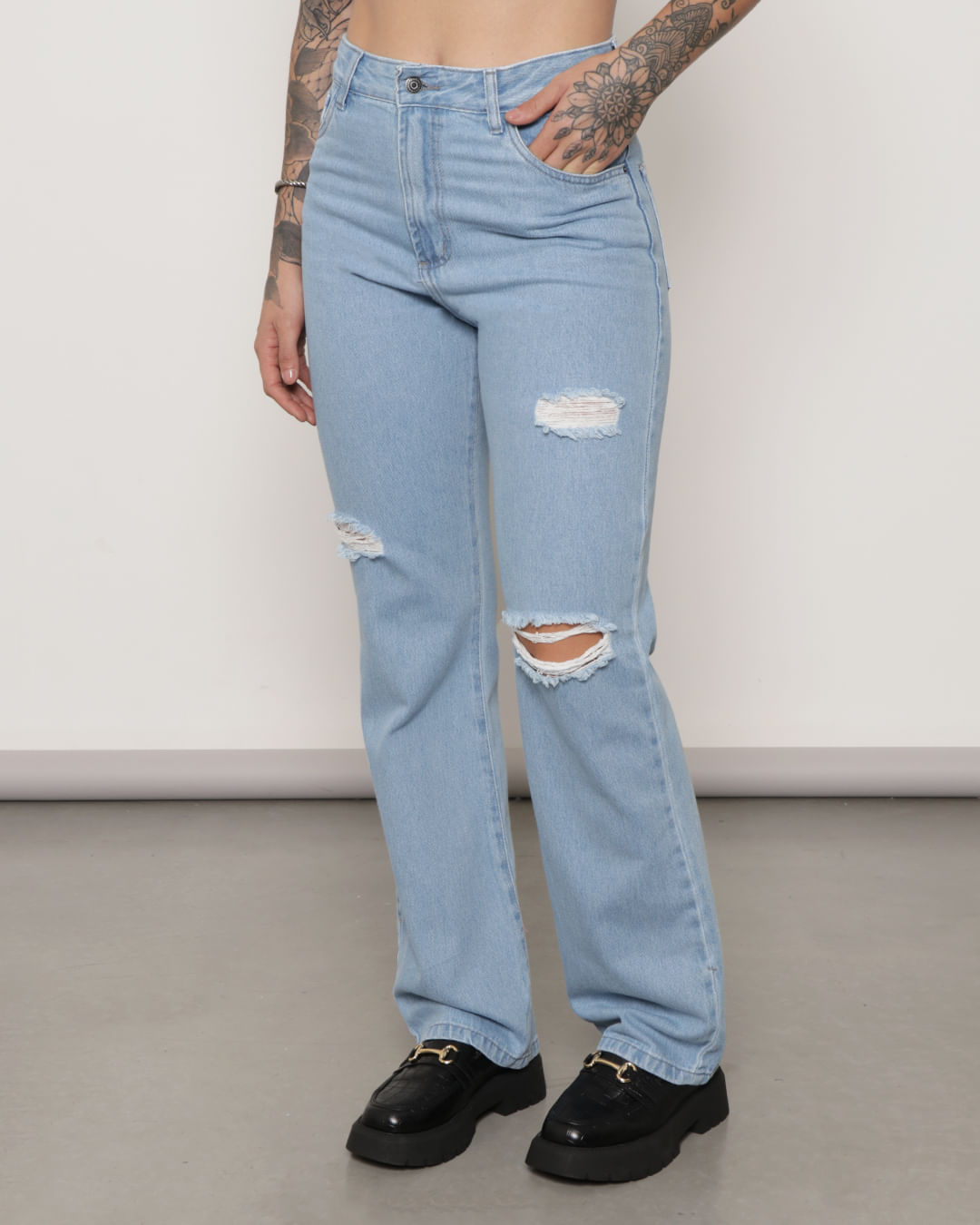 Calca-10526-Jns-Reta-Rasg-Fem-Ad---Blue-Jeans-Claro