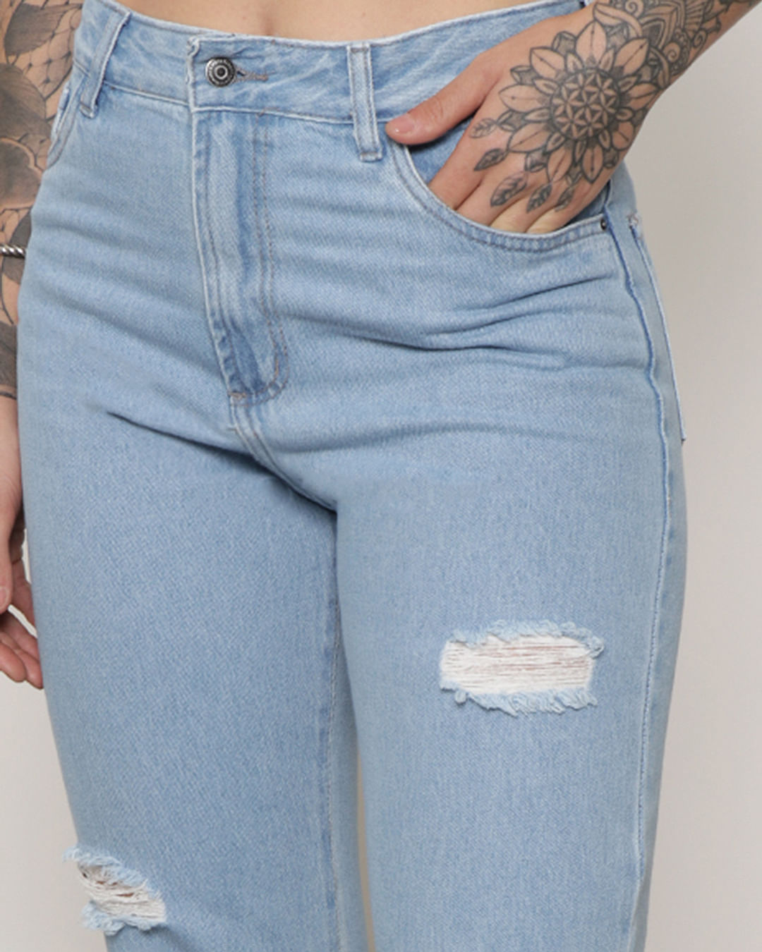 Calca-10526-Jns-Reta-Rasg-Fem-Ad---Blue-Jeans-Claro