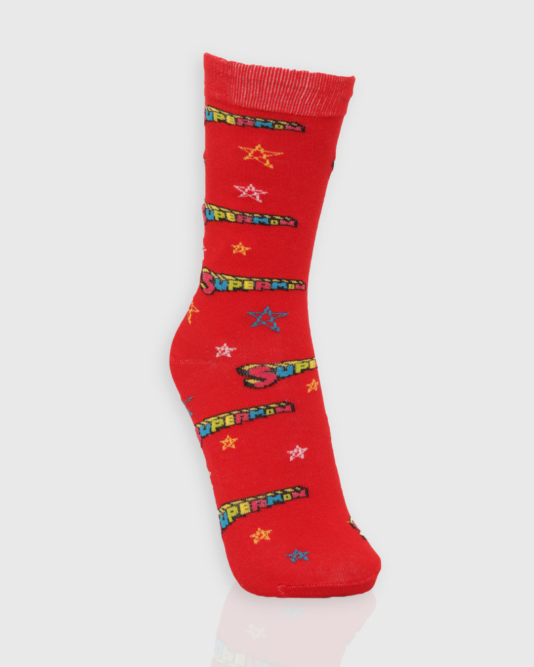 Meia-Superman-Verm-Ref-004dcml22751---Vermelho-Medio