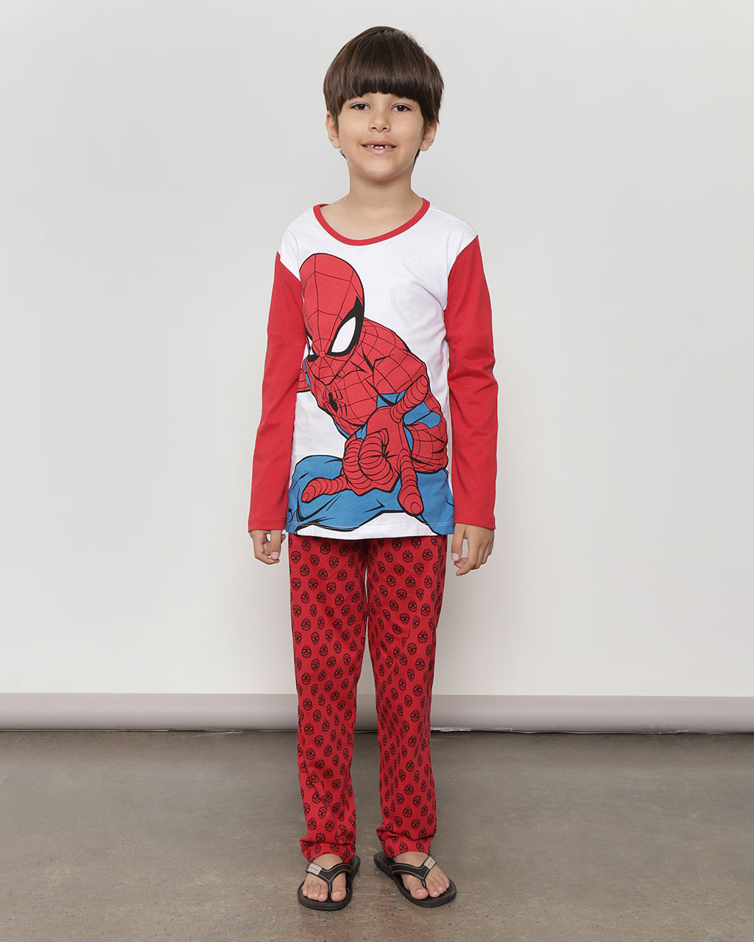 Pijama-Info-M-L-Spider-243---Vermelho-Escuro