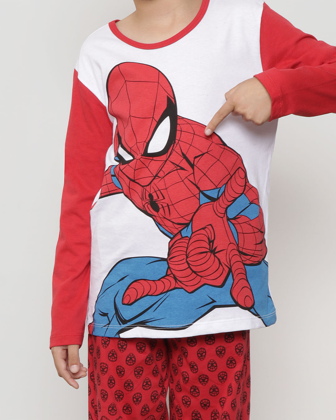 Pijama-Info-M-L-Spider-243---Vermelho-Escuro