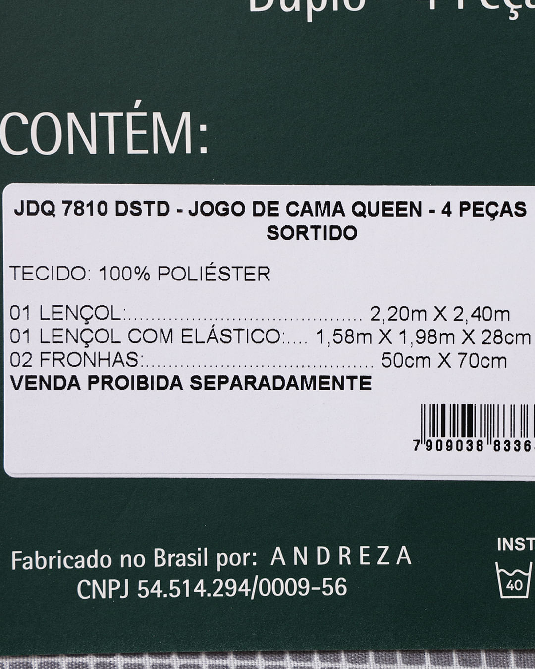 Jogo-De-Cama-Queen-Caprice---4-Pecas---Cinza-Geometrico
