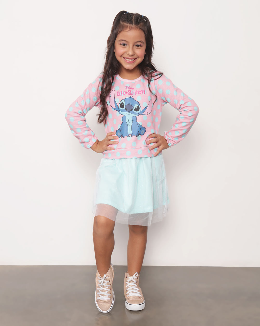 Vestido-Infantil-Moletinho-Tule-Stitch-Disney-Rosa