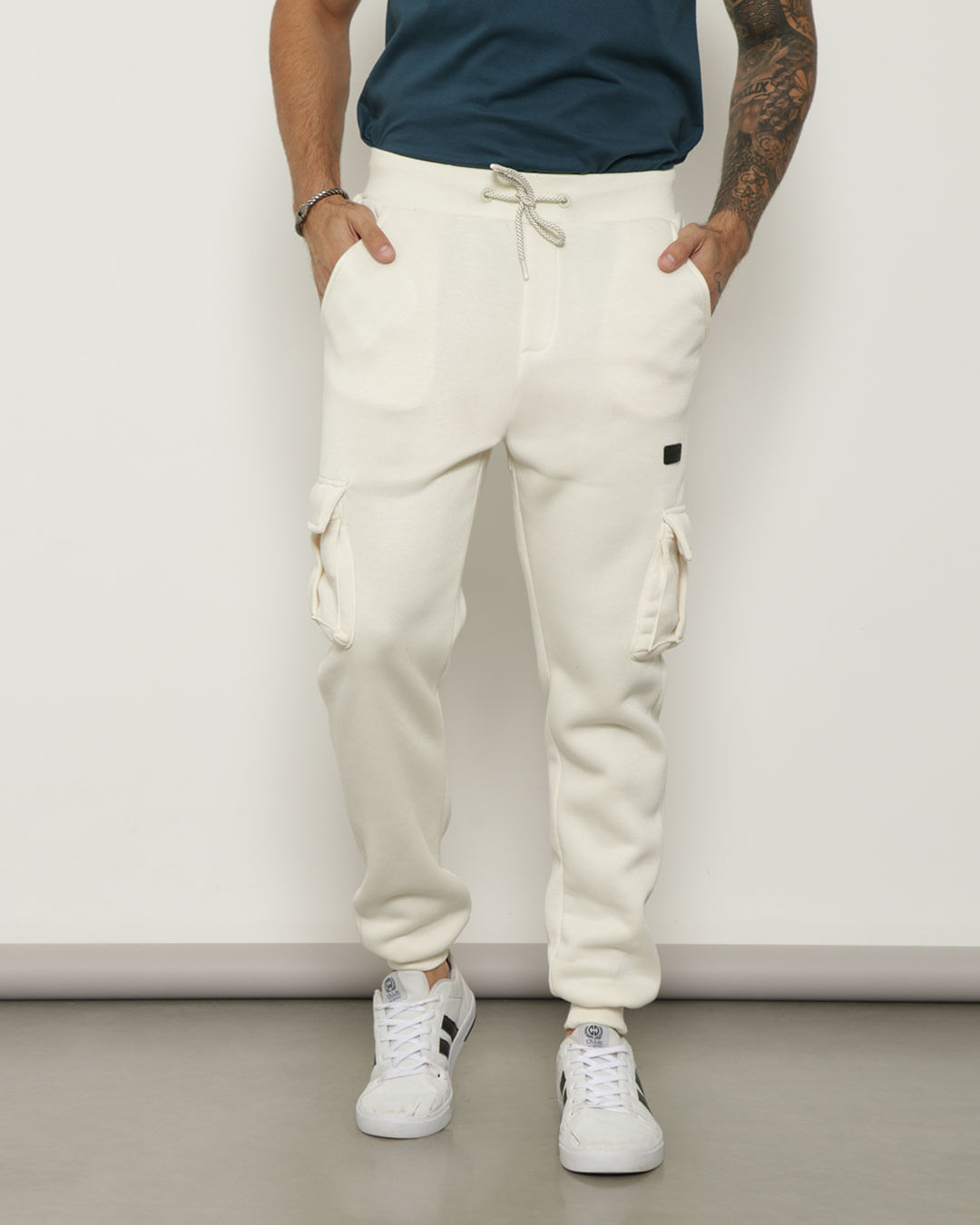 Calca-Moletom-Masculina-Bolso-Cargo-Jogger-Off-White