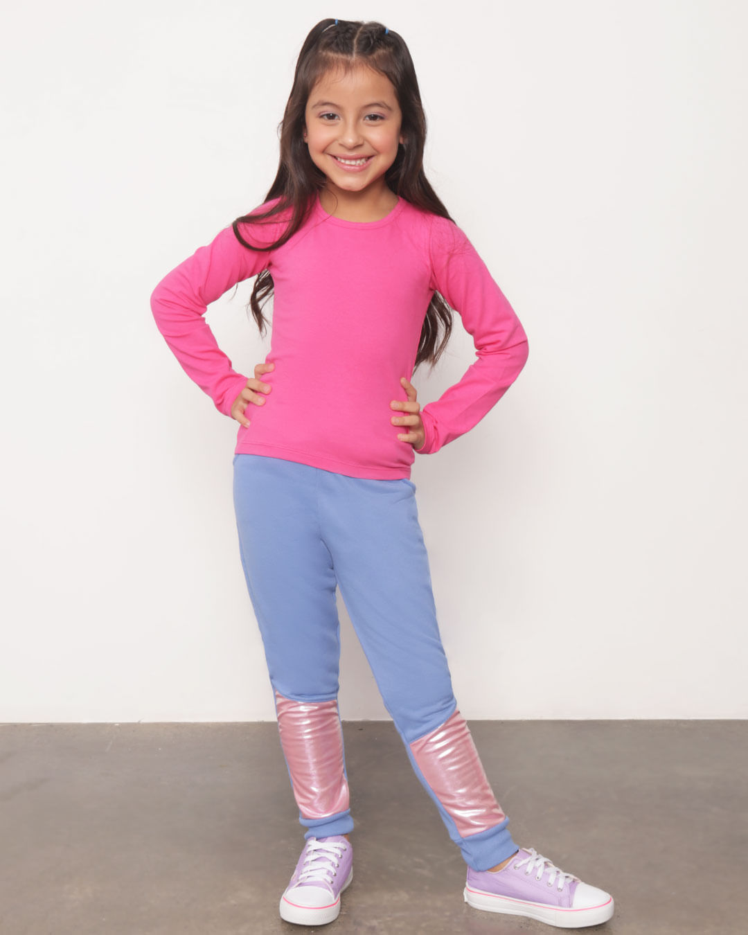 Blusa-infantil-Basica-Manga-Longa-Rosa