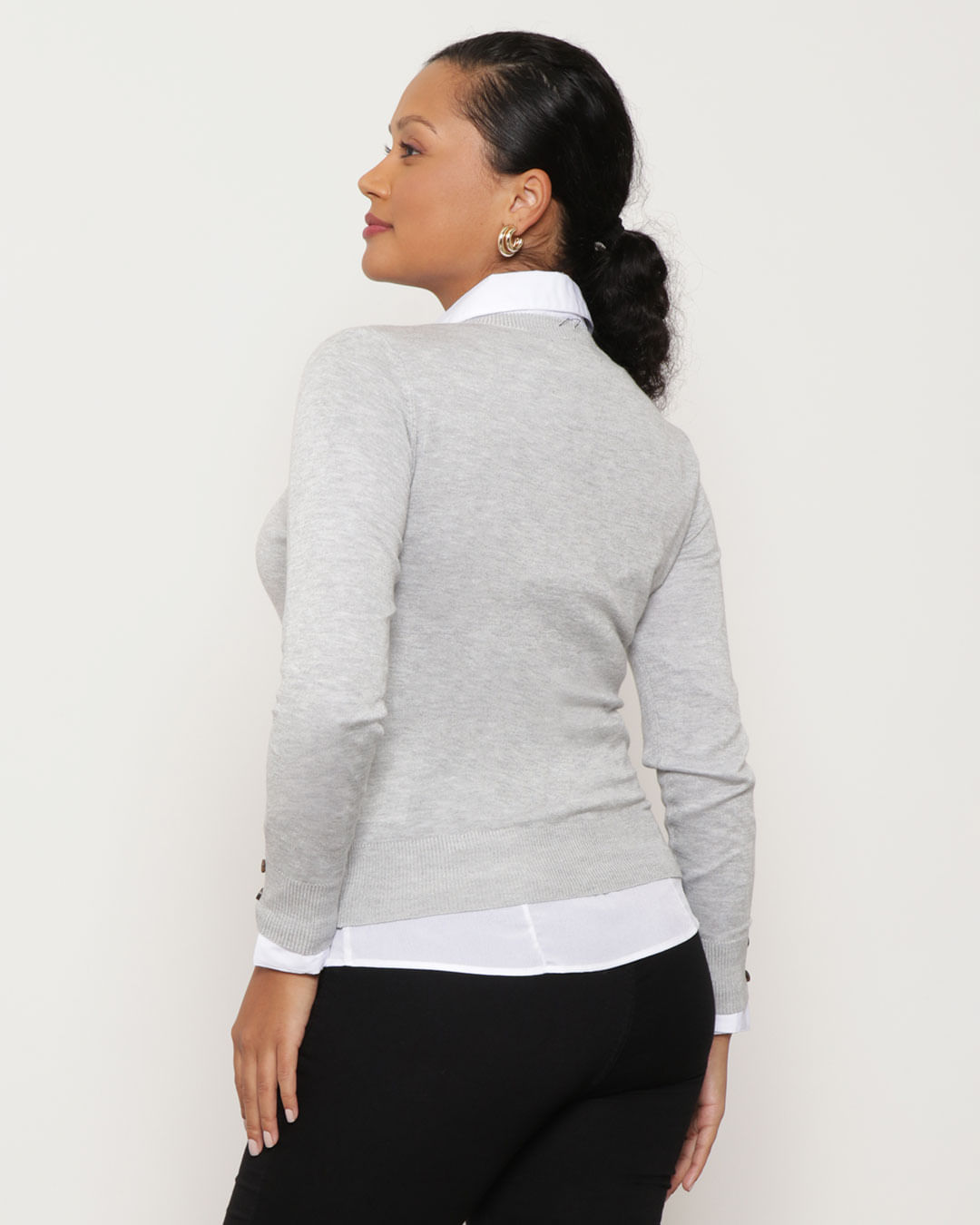 Cardigan-Gc-Cont-Cgcct003mescla-Cla---Mescla-Claro