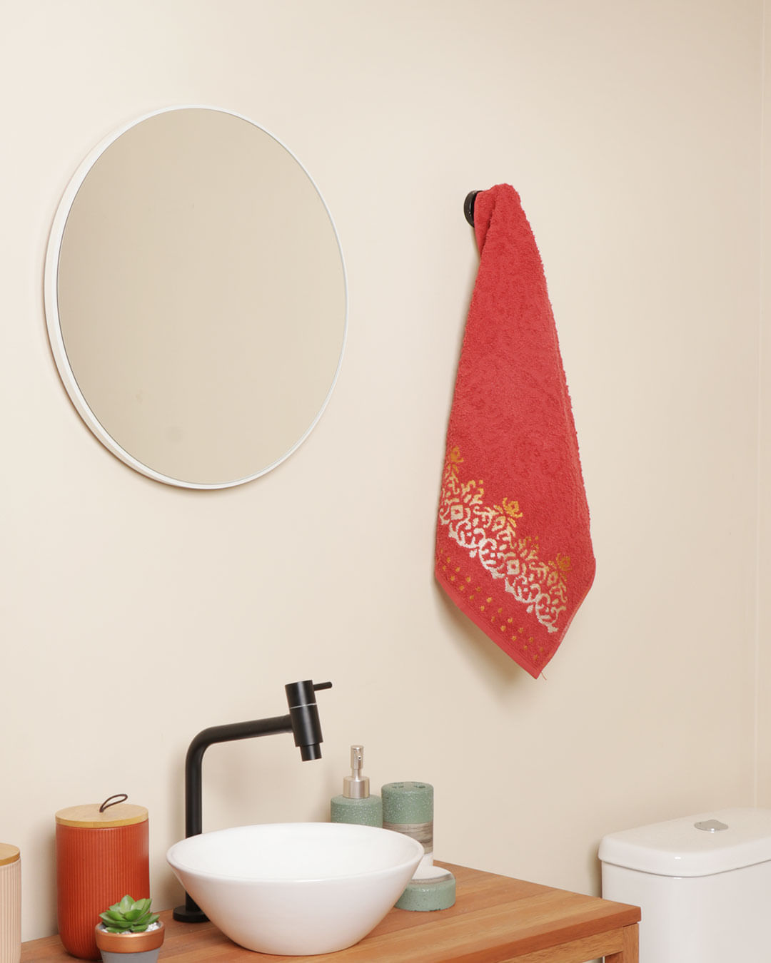 Toalha-de-Rosto-Royale-48cmx70cm-Bordada-Valletex-Vermelho