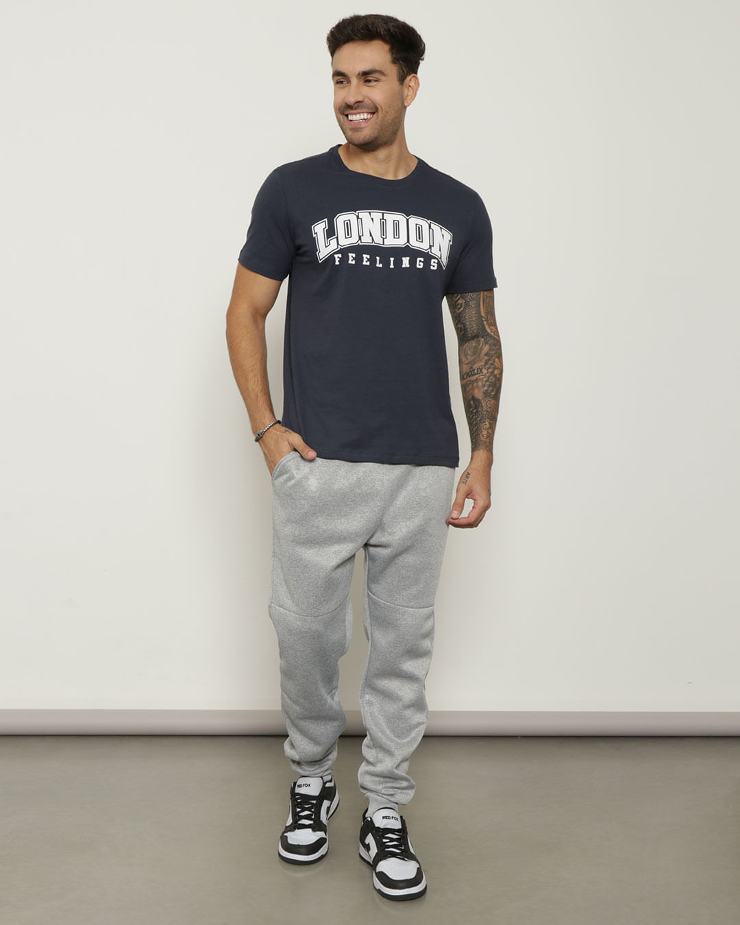 Calca-Masculina-Helanca-Jogger-Cinza