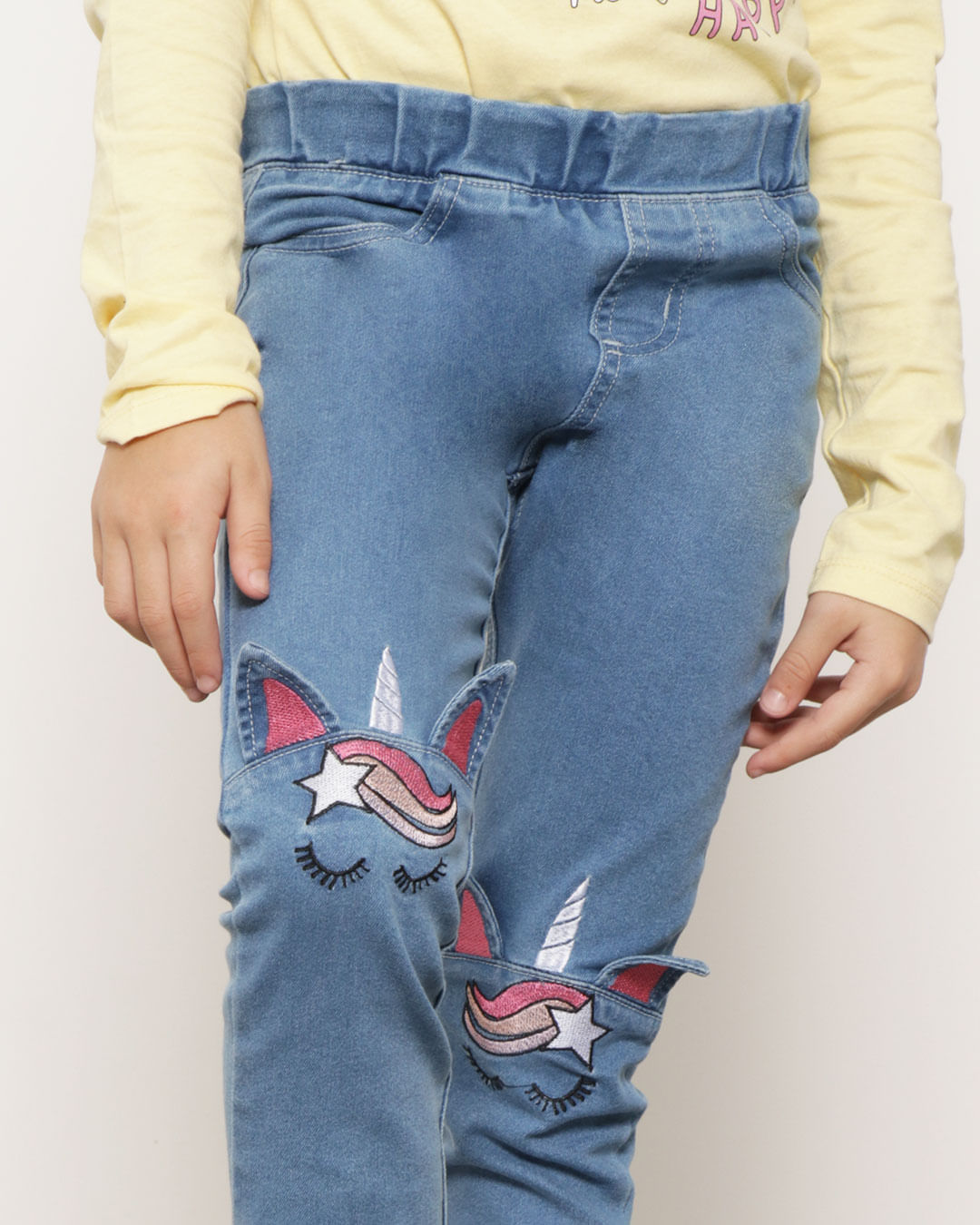 Calca-Jeans-Infantil-Com-Bordado-Unicornio-Azul