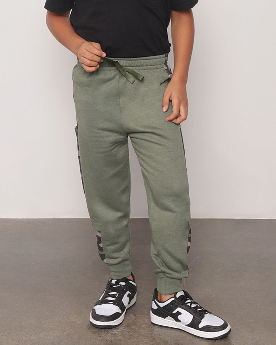 Calca-de-Moletom-Infantil-Estampa-Camuflada-Verde