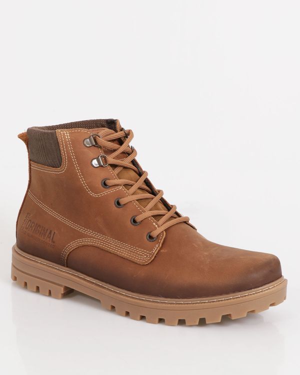 Bota Masculina Pegada Coturno Cano Curto Marrom 38