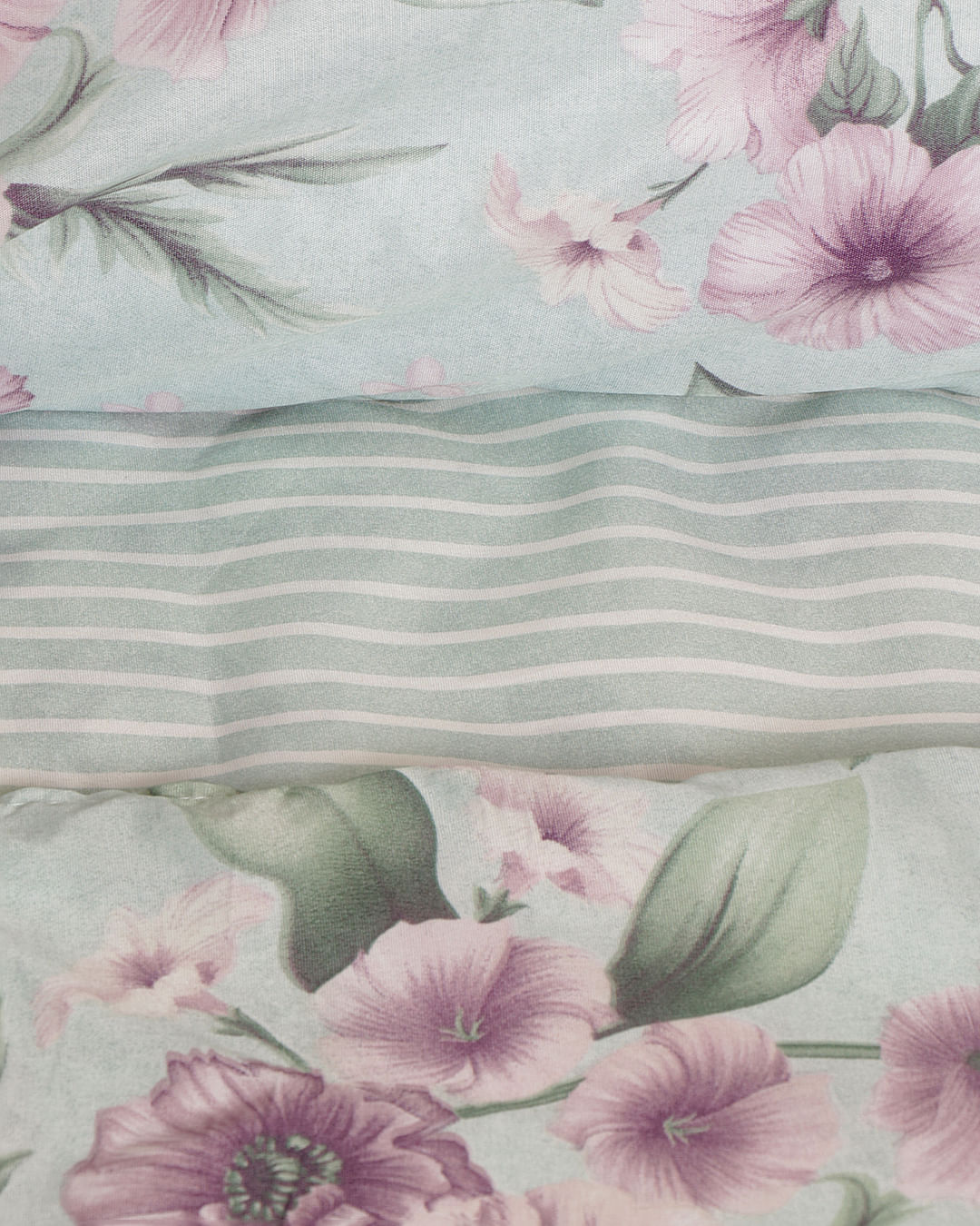Jogo-De-Cama-Casal-Caprice---4-Pecas---Verde-Floral